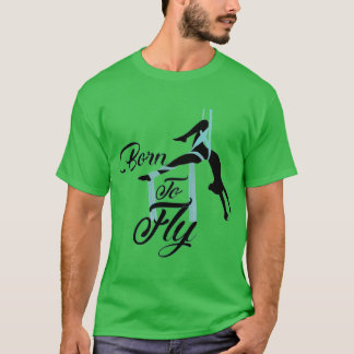 Camiseta Diseño de Yoga Aéreo Arte de Yoga Aéreo Objetos de