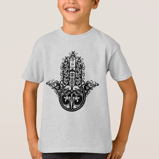 Camiseta Diseño decorativo de Hamsa (Anverso)