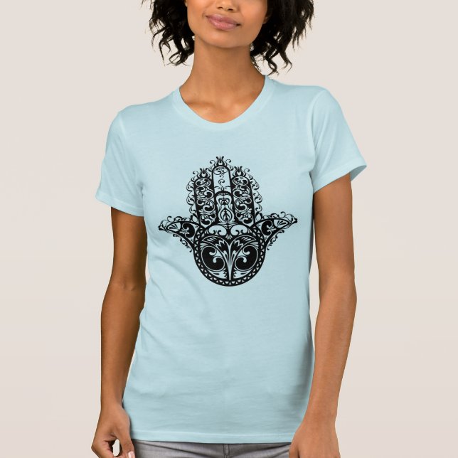 Camiseta Diseño decorativo de Hamsa (Anverso)