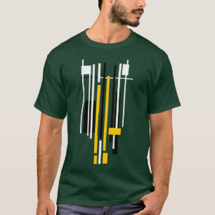 Camiseta Diseño decorativo industrial de patrón de banda