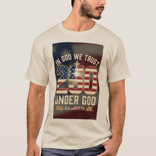 Camiseta Diseño del 250 Aniversario Patriótico