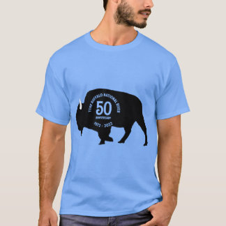 Camiseta Diseño del 50 aniversario del río nacional de Búfa