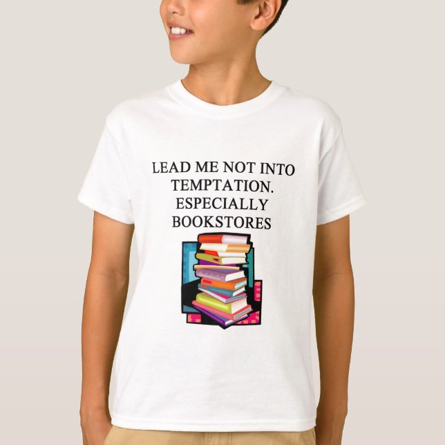 Camiseta Diseño del aficionado a los libros (Anverso)