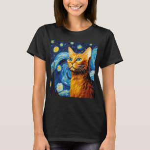 Camiseta Diseño del amante del gato abisino para mamá y pap