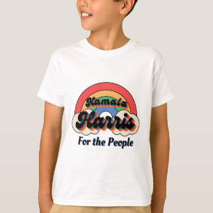 Camiseta Diseño del arco iris retro de Kamala Harris