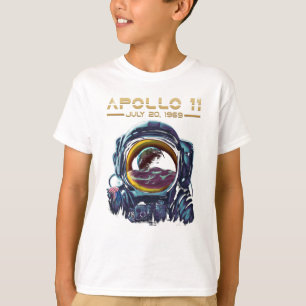 Camiseta Diseño del astronauta espacial Apolo 11 de la NAS
