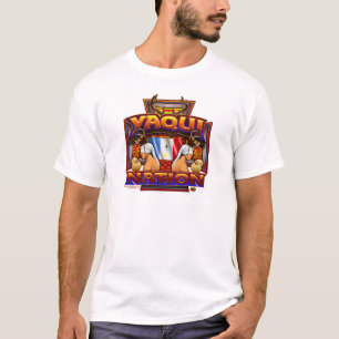 Camiseta Diseño del bailarín de los ciervos de la bandera