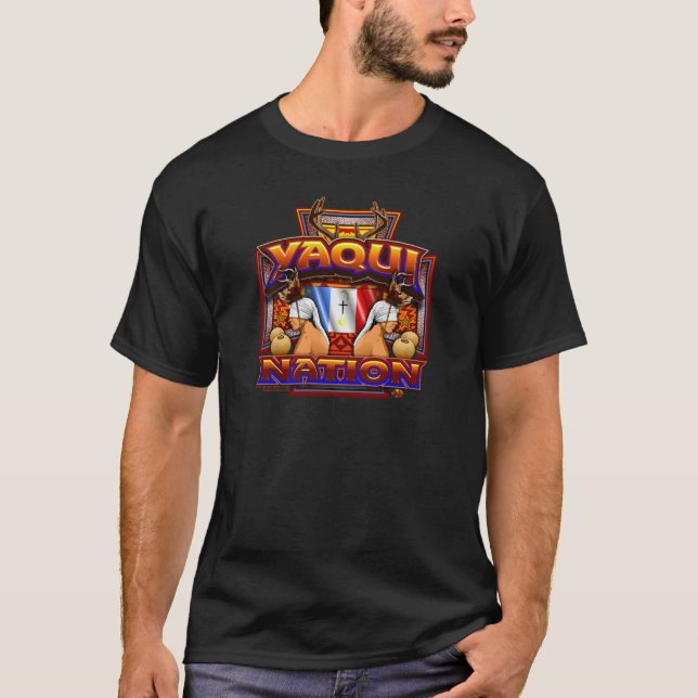 Camiseta Diseño del bailarín de los ciervos de la bandera (Anverso)