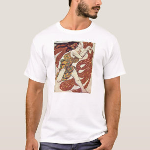 Camiseta Diseño del Bakst-Traje de León para una bacante