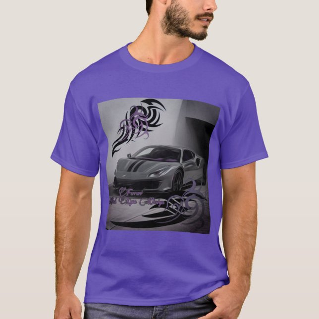 Camiseta Diseño del blacklyon de aceite para automóviles Ff (Anverso)