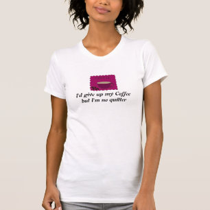 Camiseta Diseño del café con un discurso divertido
