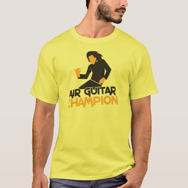 Camiseta Diseño del campeón de Air Guitar (Anverso)