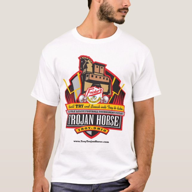 Camiseta Diseño del campeonato del Trojan Horse (Anverso)