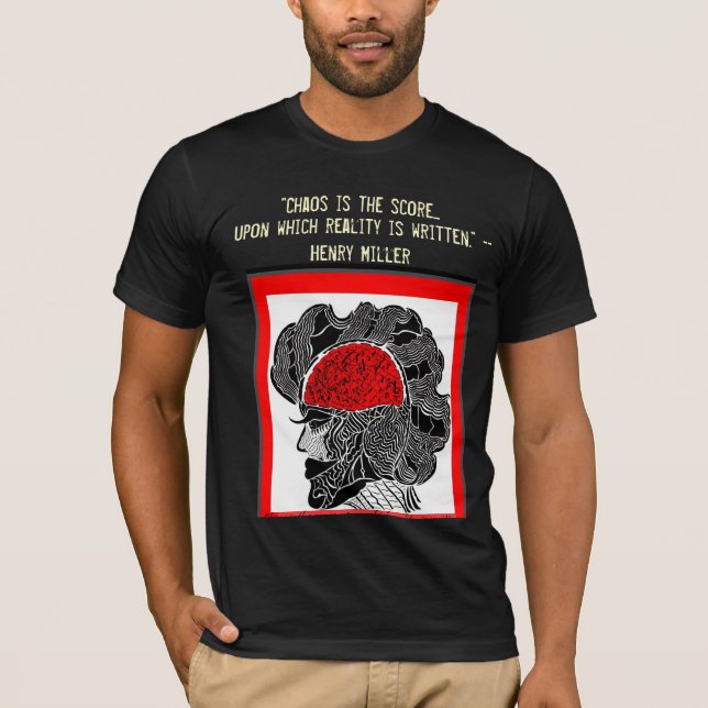 Camiseta Diseño del caos y de la realidad (Anverso)