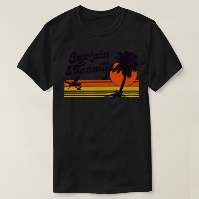 Camiseta Diseño del Capitán Tennille Retro 70 (Diseño del anverso)