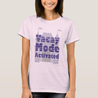 Camiseta Diseño del castillo del tema activado en modo Vaca
