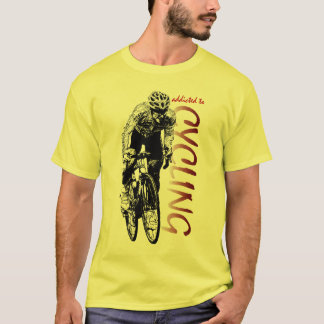 Camiseta Diseño del ciclo de color del campeón del Tour de