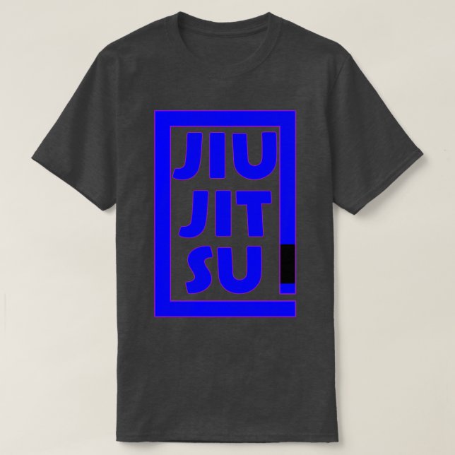 Camiseta Diseño del cinturón azul Jiu Jitsu (Diseño del anverso)