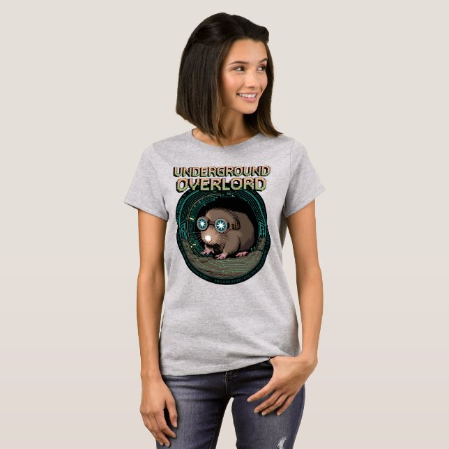Camiseta Diseño del circuito de Hacker Mole (Anverso completo)