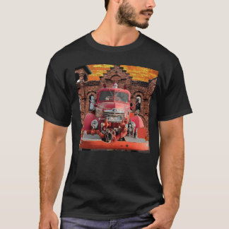 Camiseta Diseño del coche de bomberos del International