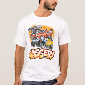 Camiseta Diseño del coche de carreras de Gasser