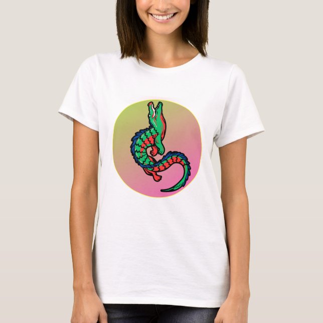 Camiseta Diseño del cocodrilo Emblem (Anverso)