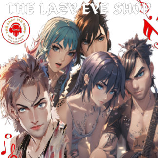 Camiseta Diseño del Collage de Rockeros Anime de Estados Un