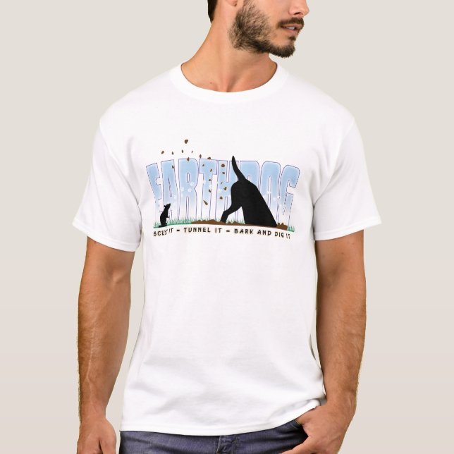 Camiseta Diseño del color de Earthdog (Anverso)