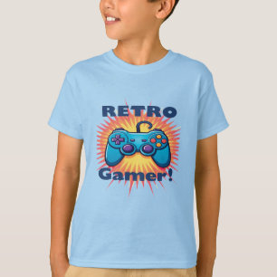 Camiseta Diseño del controlador Retro Gamer para juegos clá