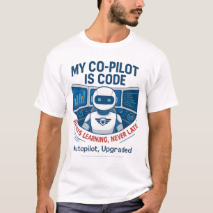 Camiseta Diseño del copiloto de código de inteligencia arti
