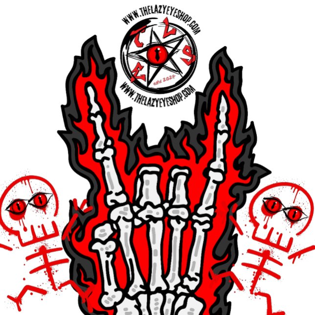 Camiseta Diseño del Cuerno de Skeleton (Subido por el creador)