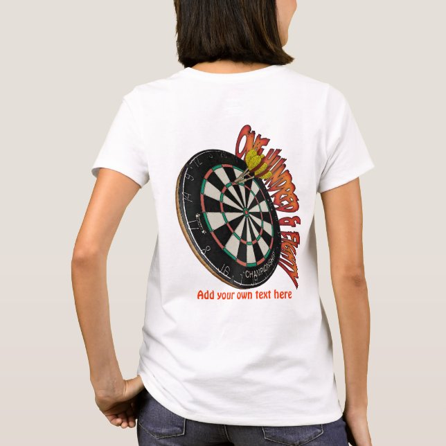 Camiseta Diseño del Dartboard (Reverso)