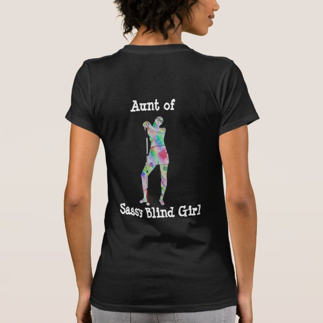 Camiseta Diseño del día de la seguridad de la caña blanca p (Reverso)