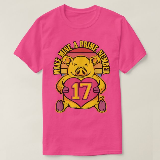 Camiseta Diseño del Día del Cerdo Amarillo - Haz que el mío (Diseño del anverso)