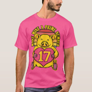 Camiseta Diseño del Día del Cerdo Amarillo - Haz que el mío