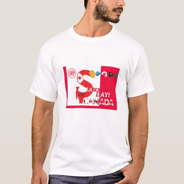 Camiseta Diseño del Día del Trabajo de Canadá por Kriyas Co (Anverso)