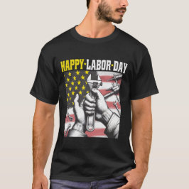 Camiseta Diseño del Día del Trabajo Feliz