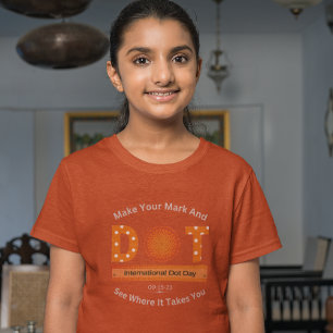 Camiseta Diseño del Día Internacional del Dot