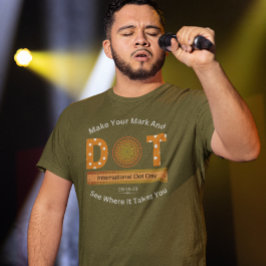 Camiseta Diseño del Día Internacional del Dot