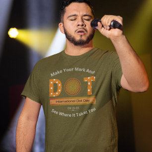 Camiseta Diseño del Día Internacional del Dot