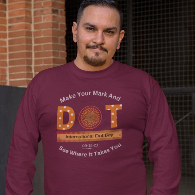 Camiseta Diseño del Día Internacional del Dot (Subido por el creador)