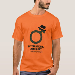 Camiseta Diseño del Día Internacional del Hombre