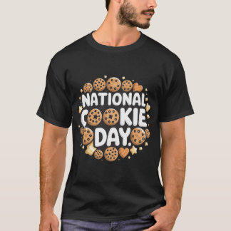 Camiseta Diseño del Día Nacional de la Cookie
