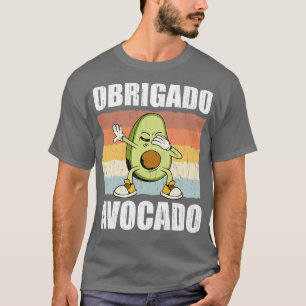 Camiseta Diseño del Día Nacional del Aguacate Obrigado 2