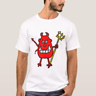 Camiseta Diseño del diablo rojo