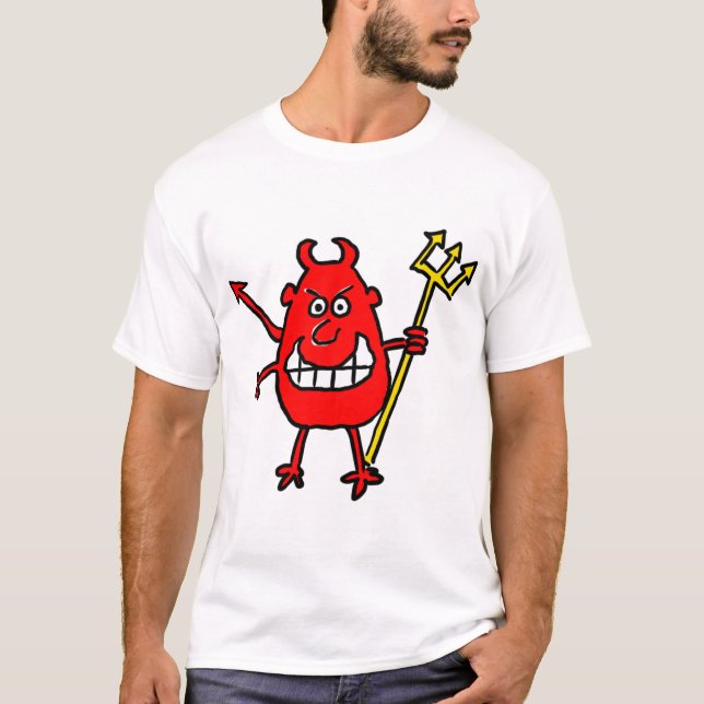 Camiseta Diseño del diablo rojo (Anverso)