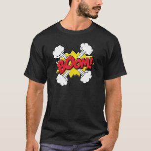 Camiseta Diseño del dibujo animado del auge