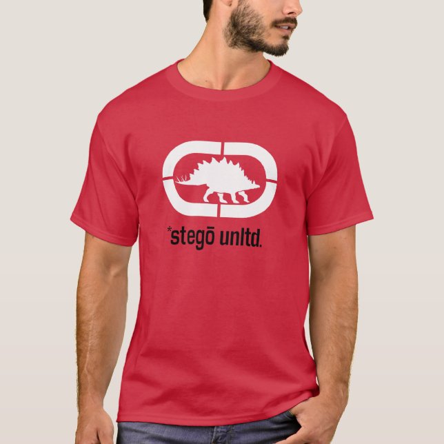 Camiseta diseño del ecko del stegosaurus (Anverso)