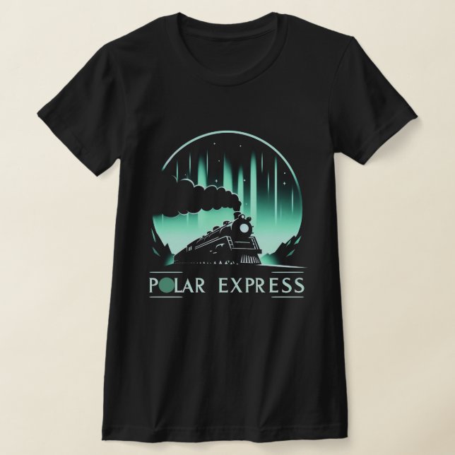 Camiseta Diseño del elegante tren Polar Express para mujere (Distribución)