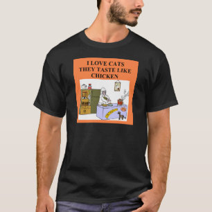 Camiseta diseño del enemigo del gato